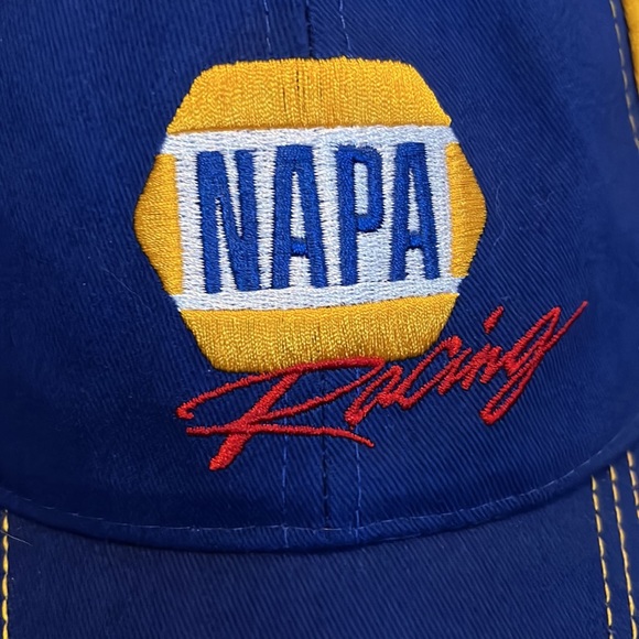 NAPA Racing #9 Chase Elliot Cap - Yellow and Blue Napa Racing Adjustable Hat - Picture 2 of 9